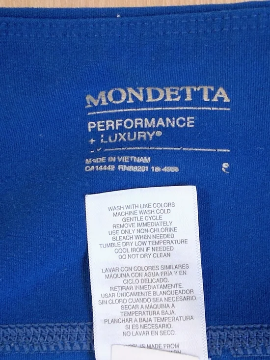 Mondetta Navy Blue High-Waist Leggings - Picture 2 of 3